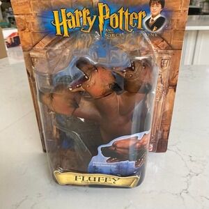 Harry Potter Fluffy Deluxe Creature‎ Collection 2001 Mattel NIB (3-Headed Dog)